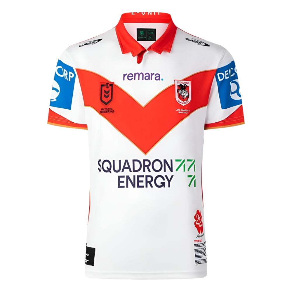 2025 St George Illawarra Dragons Away Jersey