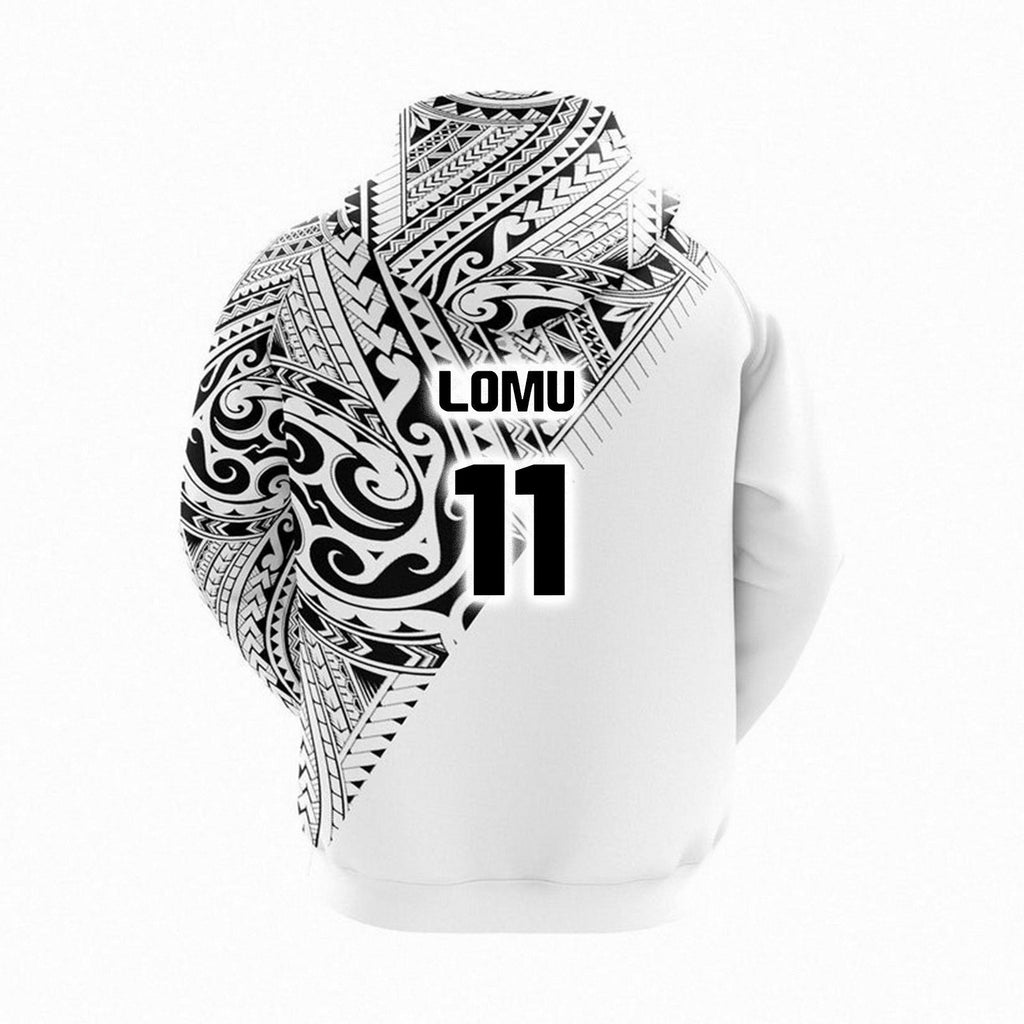 2025 All Blacks Maori Inspired White Hoodie and Pants