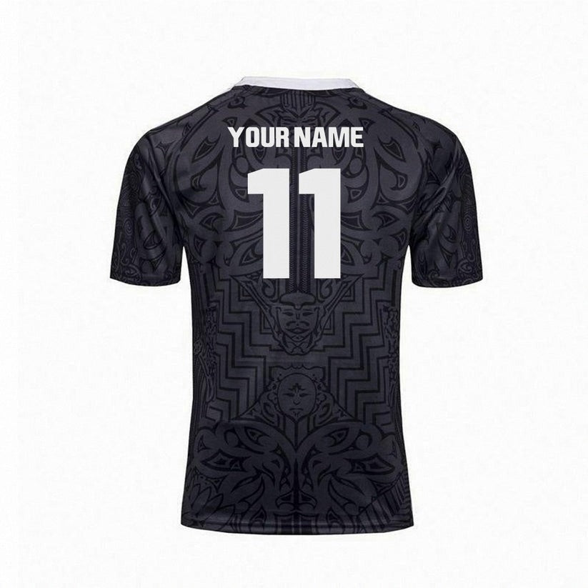 Iconic Maori All Blacks 100th Anniversary Personalized Jersey