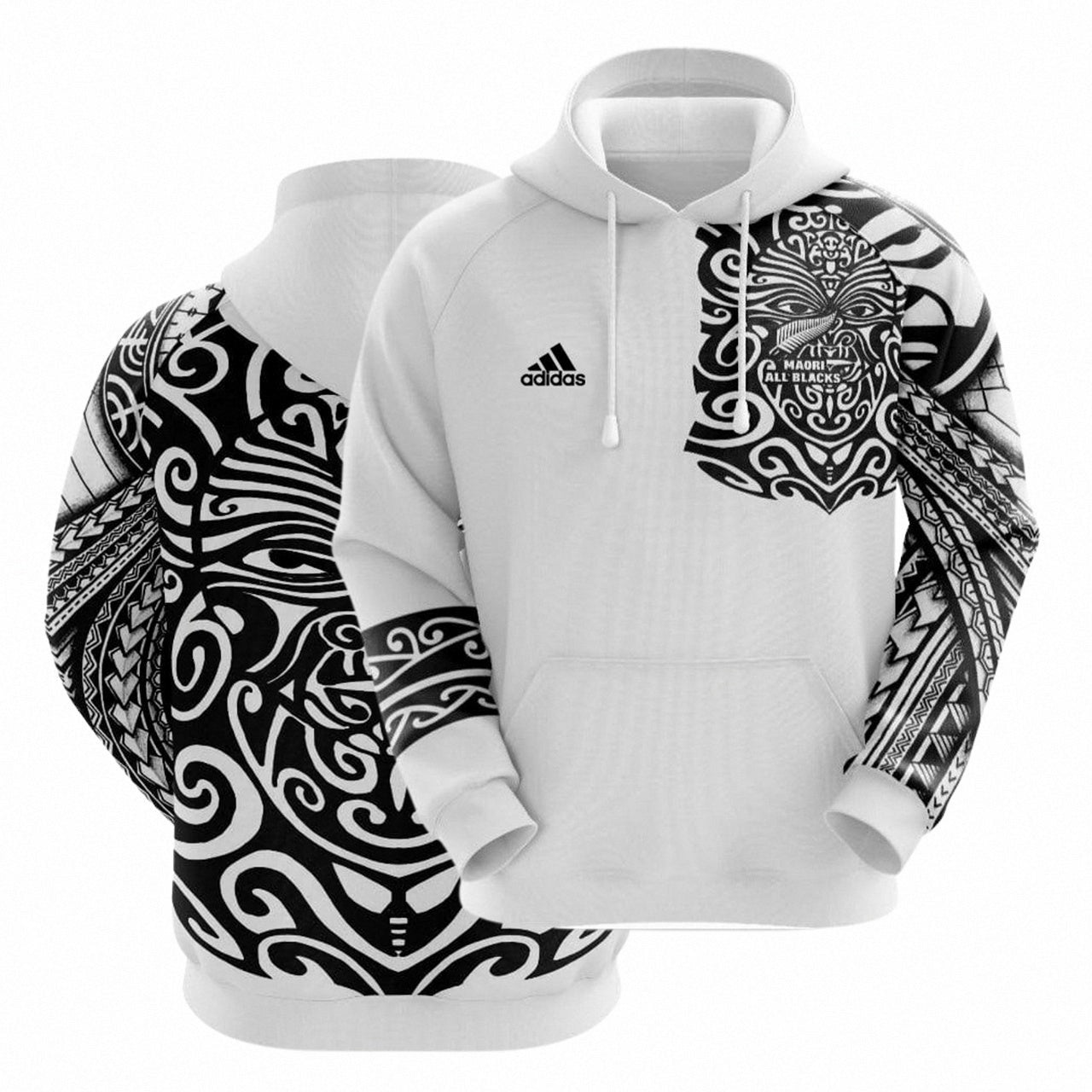 2025 All Blacks Maori White Hoodie and Pants (EXCLUSIVE DROP)