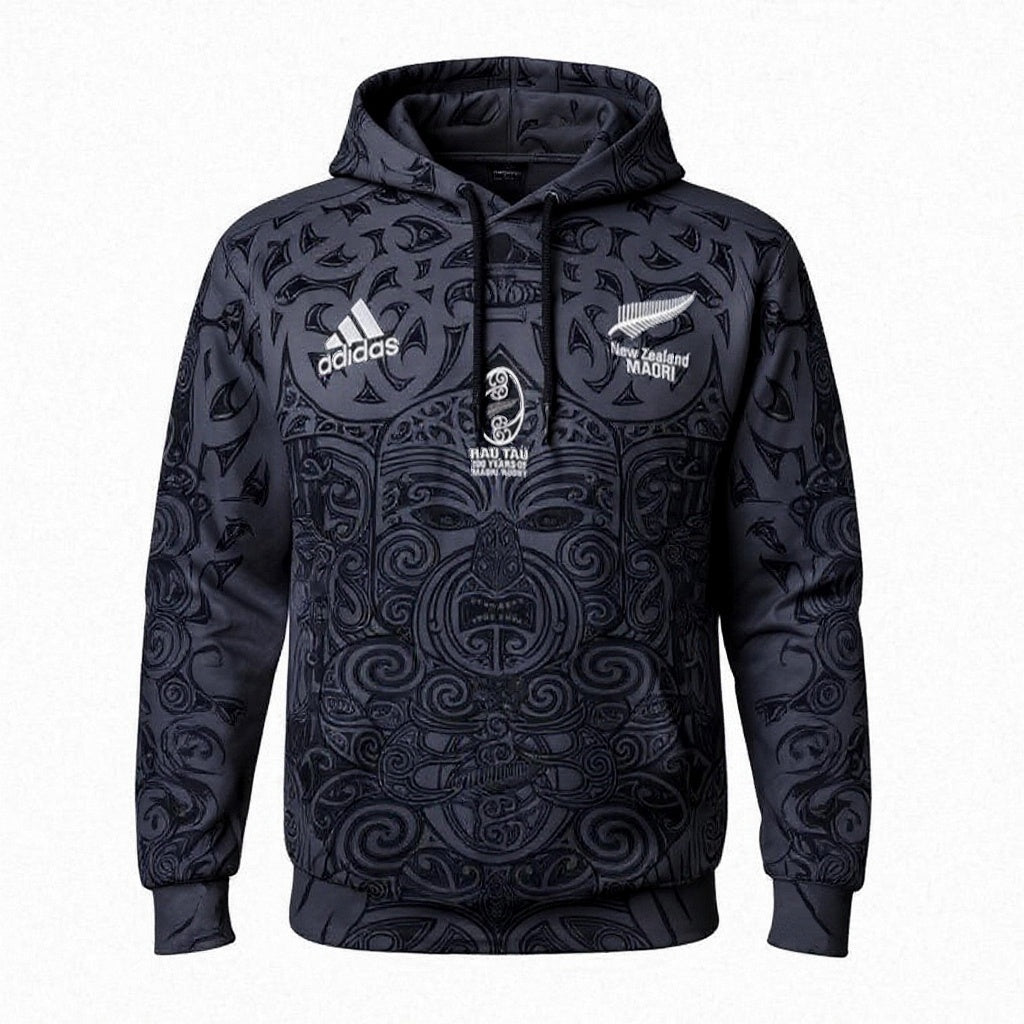 Iconic Māori All Blacks 100th Anniversary Hoodie
