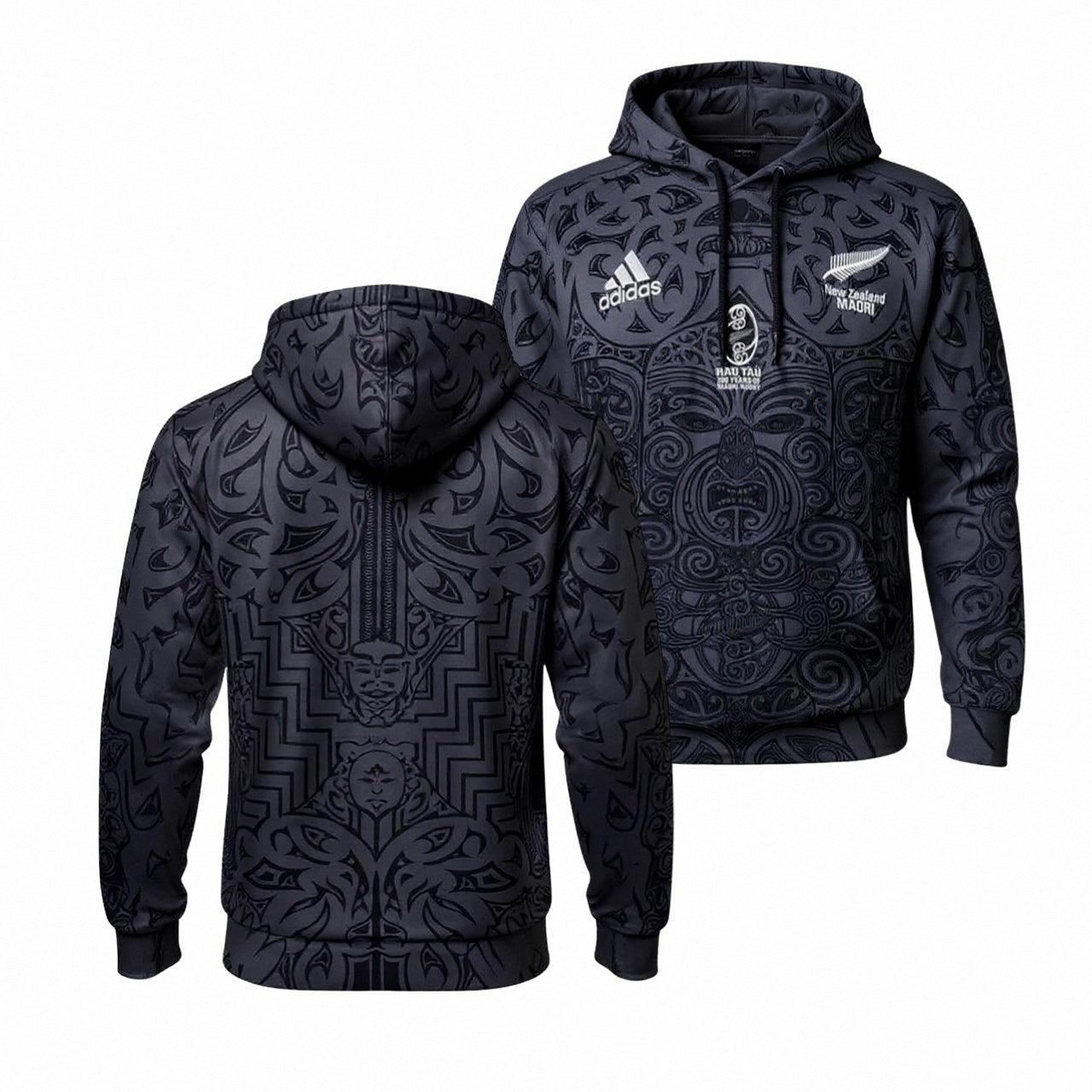 Iconic Māori All Blacks 100th Anniversary Hoodie
